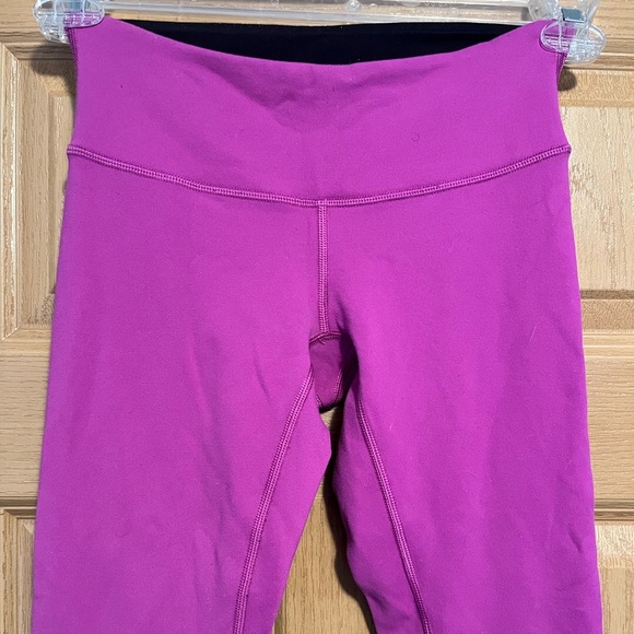 Lululemon Purple Reversible Leggings Full Length - Picture 4 of 8